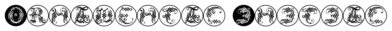 Ornamental Initial font